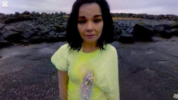 The video clip was filmed on an island in Iceland, the same spot where Björk wrote the song.