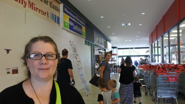 Fiona Lester who has helped organise mums to open a handmade gift shop in the old Wanniassa newsagency, open every day until Christmas Eve.