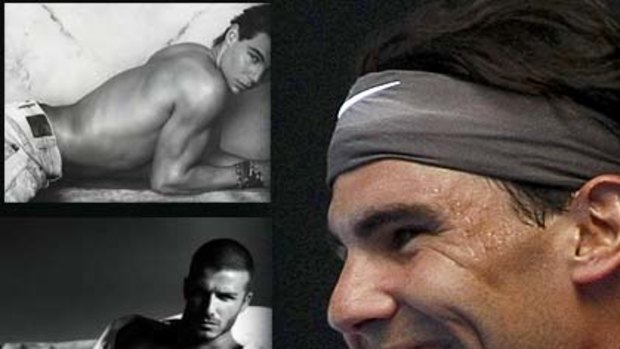 Pants men ... Rafael Nadal, David Beckham, and  Cristiano Ronaldo are all models for Armani.