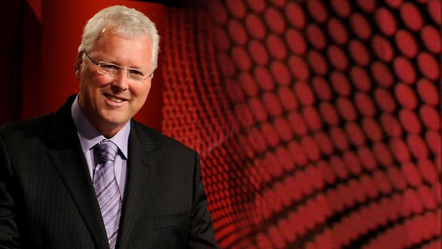 Swagger like us: inimitable <i>Q&A</i> host Tony Jones ensures panellists stay in line, his earpiece remains in place and he retains a straight face.