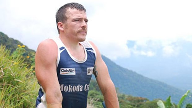 Paralympian Kurt Fearnley has crawled the entire length of the Kokoda Track.