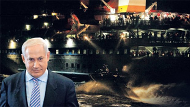 Israeli Prime Minister Benjamin Netanyahu is in the hot seat over Israel's actions in stopping ships in the aid flotilla.