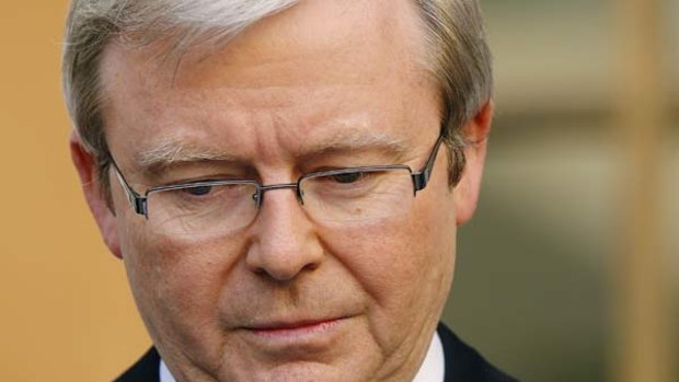 Prime Minister Kevin Rudd has been delivered a death threat by voters in the latest opinion poll.