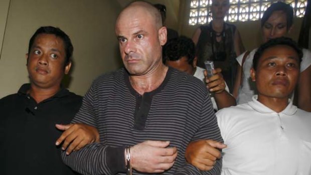 Detained in Bali... kickboxing instructor Michael Sacatides.