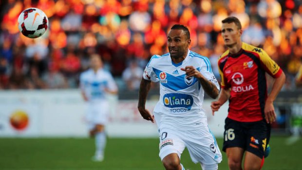 Archie Thompson at full speed on Friday night.