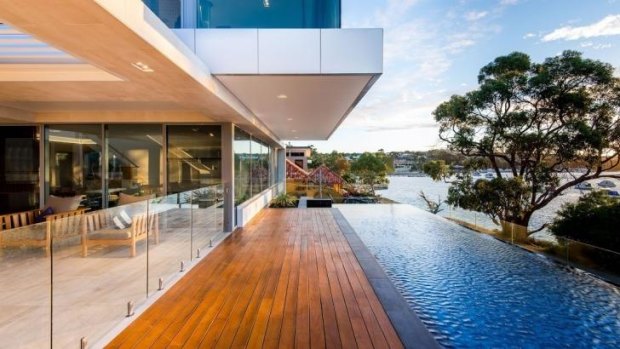 This palatial home overlooking the Swan River was judged to be WA's best new house.