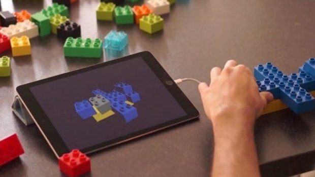 Augmented reality app Lego X simplifies 3D modelling.