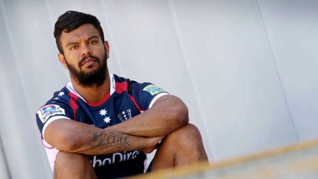 Rebel with a cause: Kurtley Beale wants to connect with Melbourne's indigenous community.