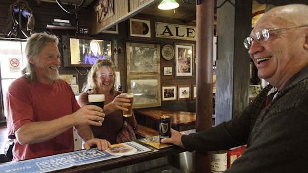 Publicans Bill and Jenny Sharkey had to sell their home.