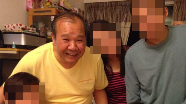 Chinatown stabbing victim Alan Wong at a family celebration.