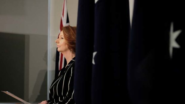 "'[Julia Gillard] looks like someone who has cornered herself."