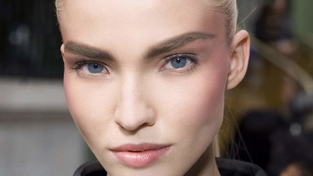 "The big trend this season is the full brow, it gives the eye more definition and makes women look more sophisticated," says makeup artist Rae Morris.
