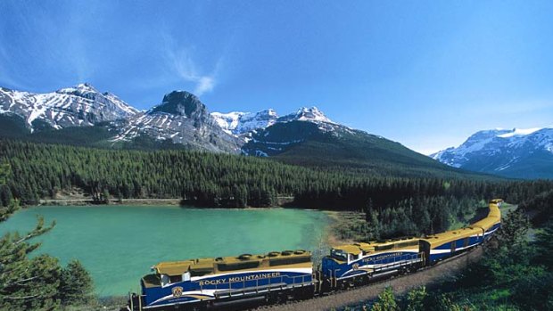 The Rocky Mountaineer.