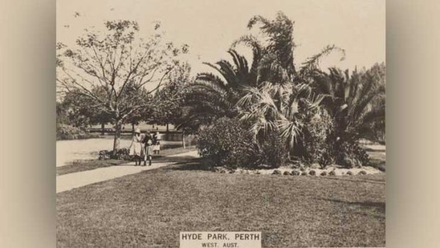 Hyde Park, circa 1950.