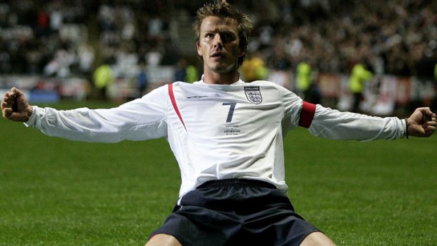 Captained England: David Beckham.