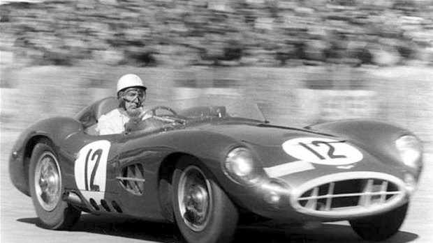 Speed demon ... Ted Cutting's DBR at Nurburgring in 1957.