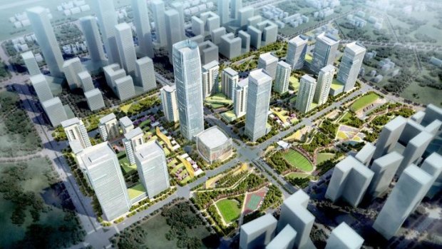 Woods Bagot'?s Shenzhen Hybrid City project.