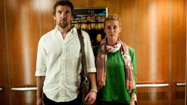 Patrick Brammal and Asher Keddie in <i>Offspring</i>, nominated in the Outstanding Drama category.