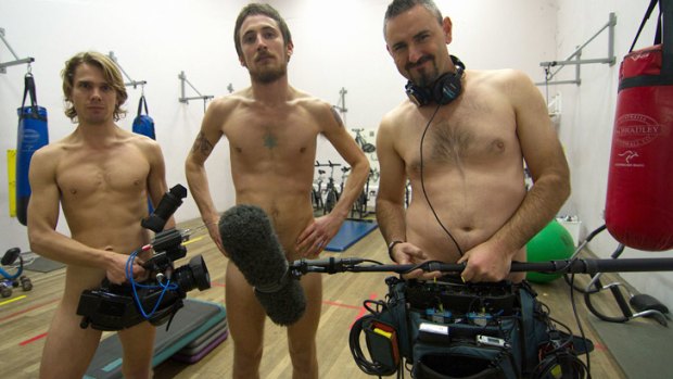 The crew of the mini-doc program <i>Vive Cool City</i>, from left to right: Jesse Martin (the round-the-world yachtsman), Ryder Susman and Shane Brereton.