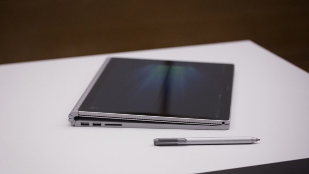 The Microsoft Surface Book has a removable display that can also be attached backwards.
