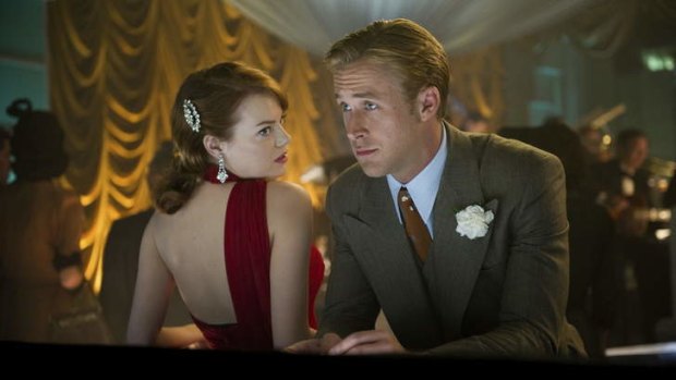 Ryan Gosling and Emma Stone star in Gangster Squad.