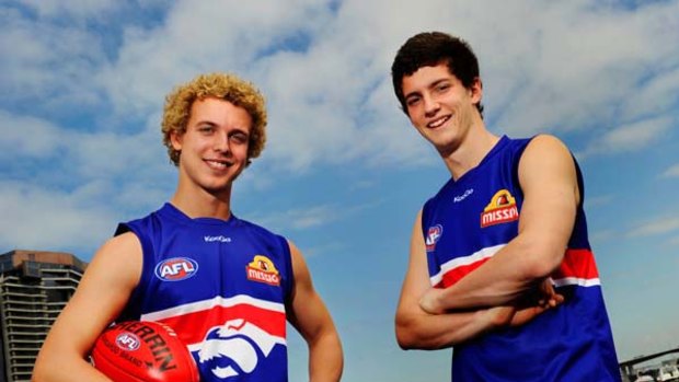 Mitch Wallis and Tom Liberatore have been drafted by the Western Bulldogs under the father-son rule.