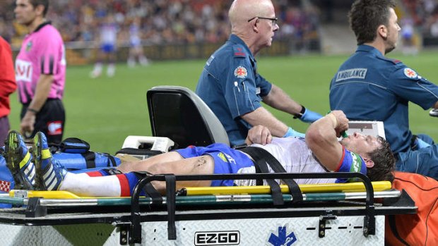 Injury-prone: Newcastle captain Kurt Gidley's most recent injury is the last in a long line of casualties the Knights will have to endure.