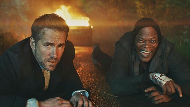 The Hitman's Bodyguard  pairs Ryan Reynolds (left) as a bodyguard with Samuel L. Jackson's invincible hitman.