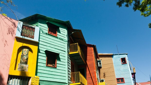 The colourful buildings of La Boca.