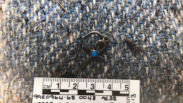 Hayley Dodd's earring was found woven into the car seat cover inside the ute Wark was driving the day she vanished. 