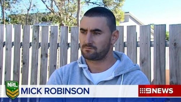 Mick Robinson - who took the photo of Todd Carney - speaks to Channel 9.