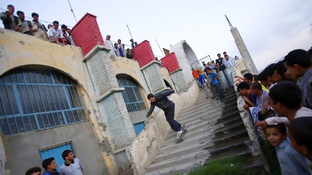Step by step: Australian Oliver Percovich says Kabul's young are naturals when it comes to skateboarding "because they're not scared to fall and get up again".