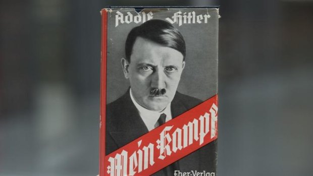 Copyright concerns: Adolf Hitler's infamous memoir <i>Mein Kampf</i>.