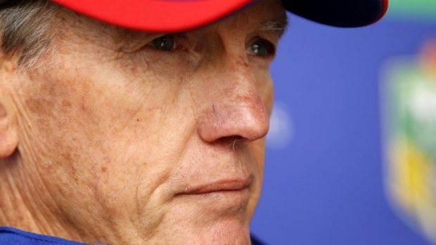 Knight shift: Wayne Bennett will leave Newcastle at the end of the season.
