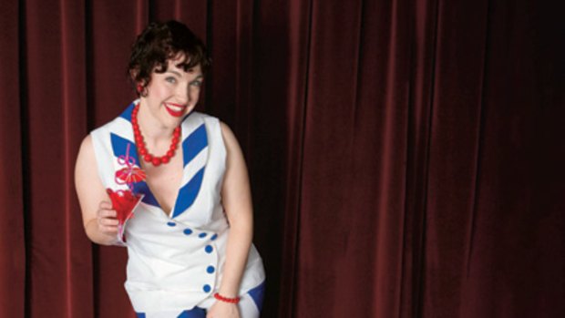 Rachel Juhasz - the leading lady in Whitehorse Musical Theatre Company's <i>Anything Goes</i>.
