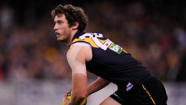 High hopes: Richmond is hoping Ty Vickery will be fit to take on the Bombers on Saturday night.