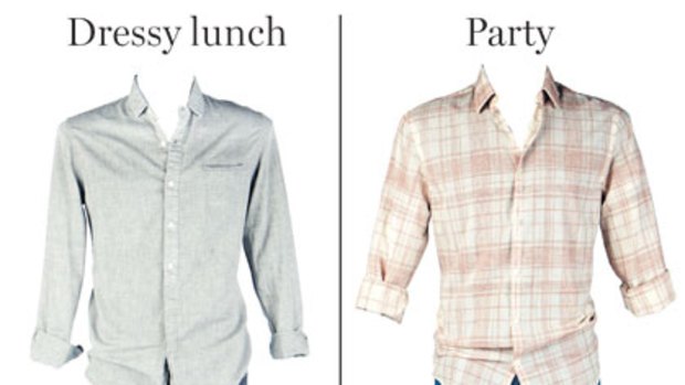 Summer menswear - dressy lunch and party.