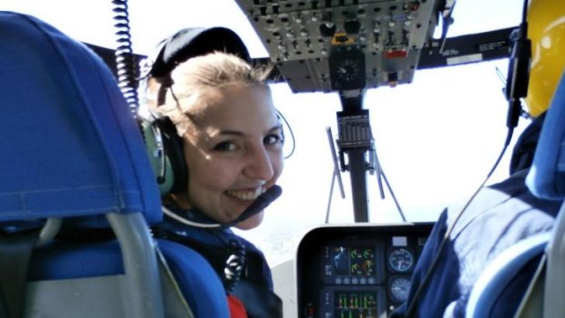 Reporter Candice Barnes had a prime seat in the Westpac Lifesaver Rescue Helicopter.