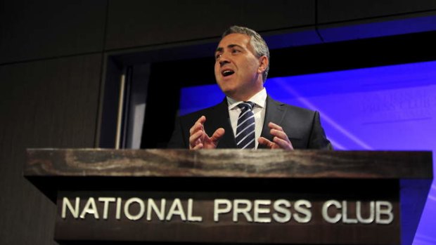 Joe Hockey: "We will get to surplus when it is reasonable, responsible to do so."