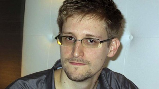 Leaker: Edward Snowden pictured during an interview with The Guardian in his hotel room in Hong Kong on Sunday.
