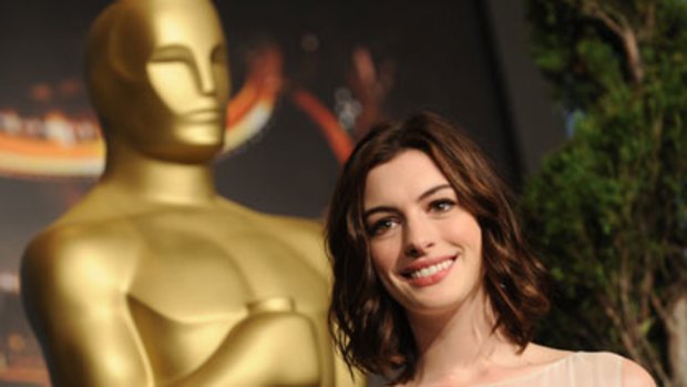 Critical notice ... Anne Hathaway has a low regard for her looks.