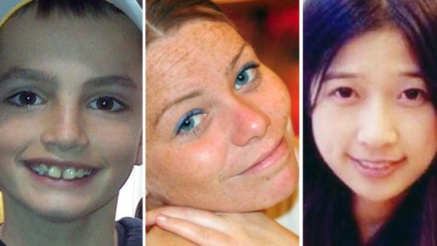 The victims ... Martin Richard, 8, Krystle Campbell, 29, and Lingzi Lu, a Boston University graduate.