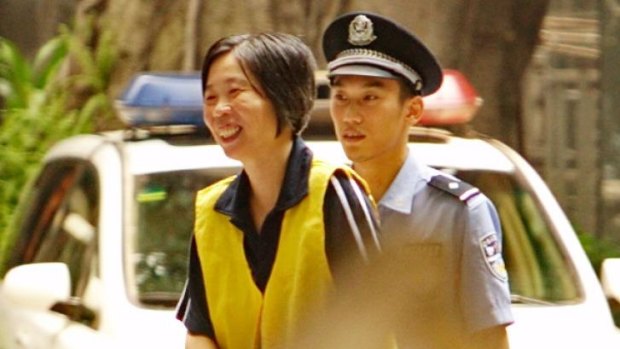 Charlotte Chou during her trial.