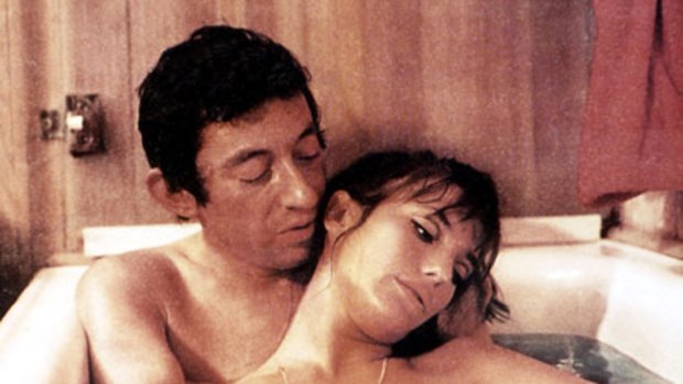 Serge Gainsbourg with partner and muse Jane Birkin.