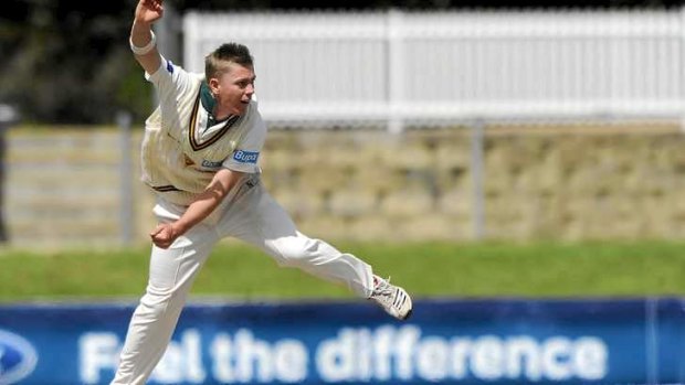 Xavier Doherty has taken two wickets in four games for Tasmania in the Sheffield Shield this season.