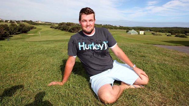 Tour winner: Marc Leishman at home on the Warrnambool course.