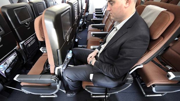 Squeezy economy class seats are becoming even smaller.