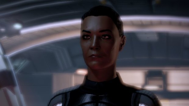 My Commander Shepard looks like she's been through a lot,.