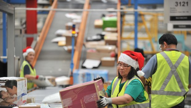 More than 57 per cent of Australians are opting to buy Christmas gifts online this year.