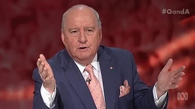 Guests such as Alan Jones are gold for <i>Q&A</i>.